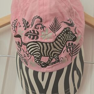 Zebra Baseball Cap - Zoo Miami